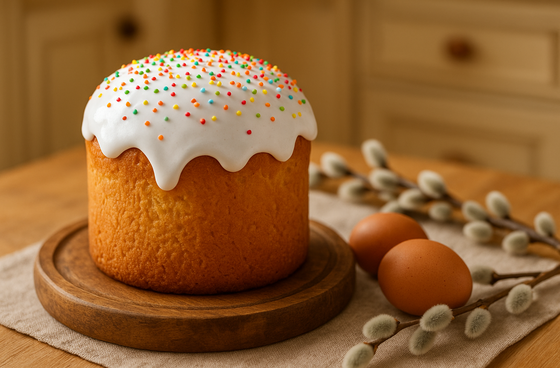 Homemade Easter cake